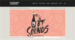 Desktop Screenshot of blackheartsandsparrows.com.au